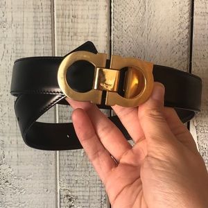 Salvatore Ferragamo Reversible Gancini Belt
